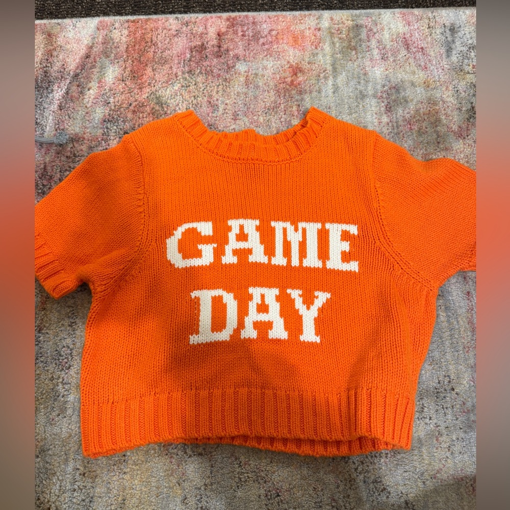 Orange 'Game Day' Women's Top